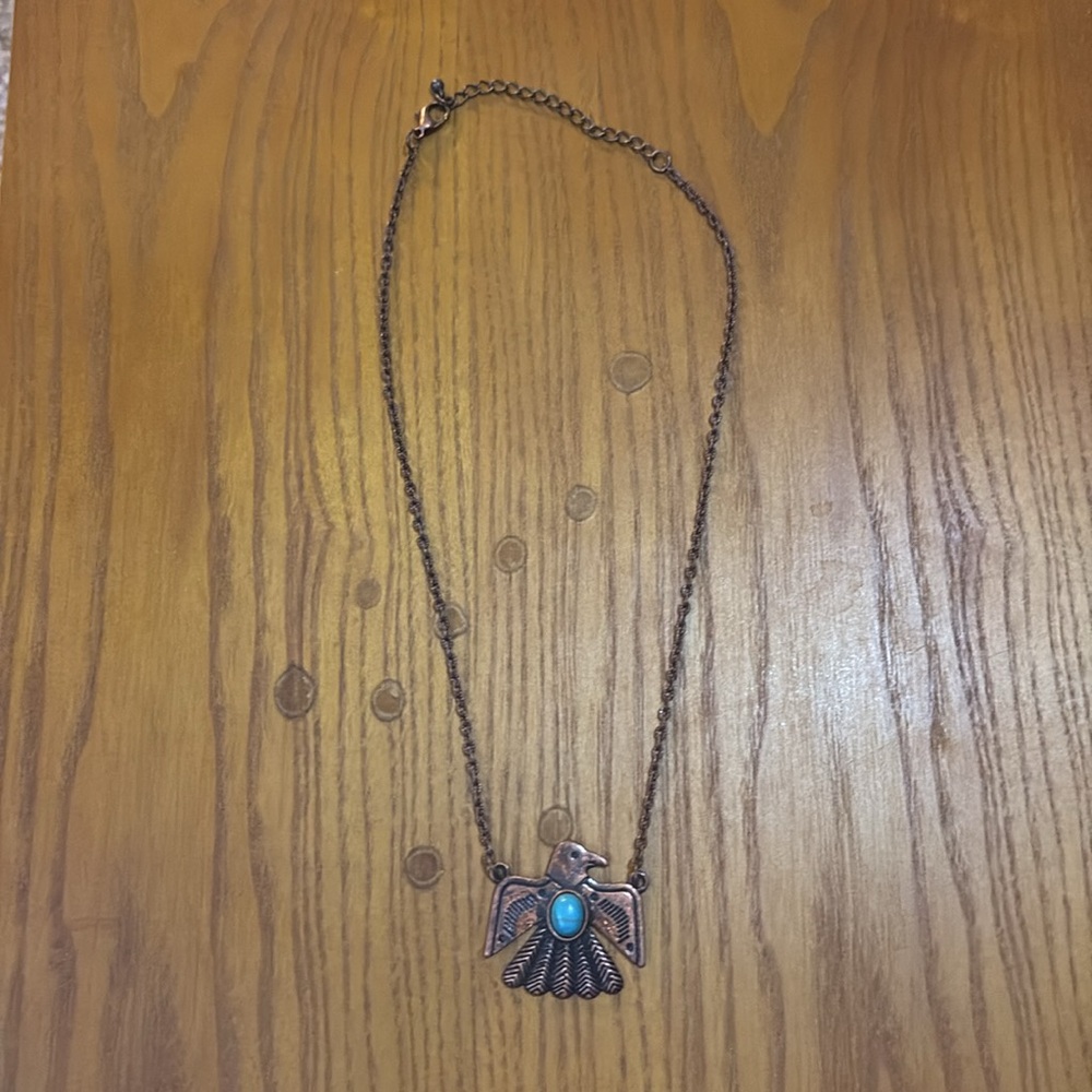 Thunderbird copper necklace - Picture 2 of 2